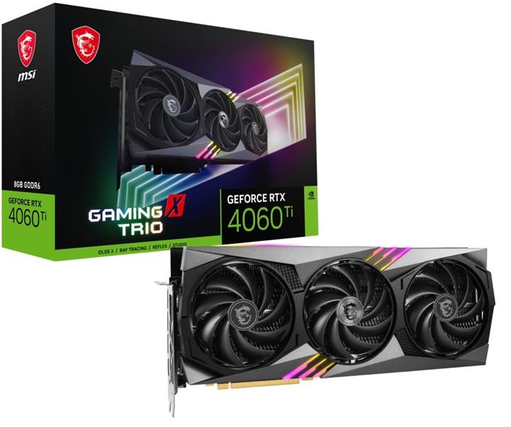 MSI GeForce RTX 4060 Ti GAMING X TRIO 8G NVIDIA 8 GB GDDR6