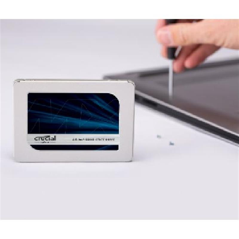 Crucial MX500 Internal SSD 500GB 2 5 SATA3 6Gbps w adapter