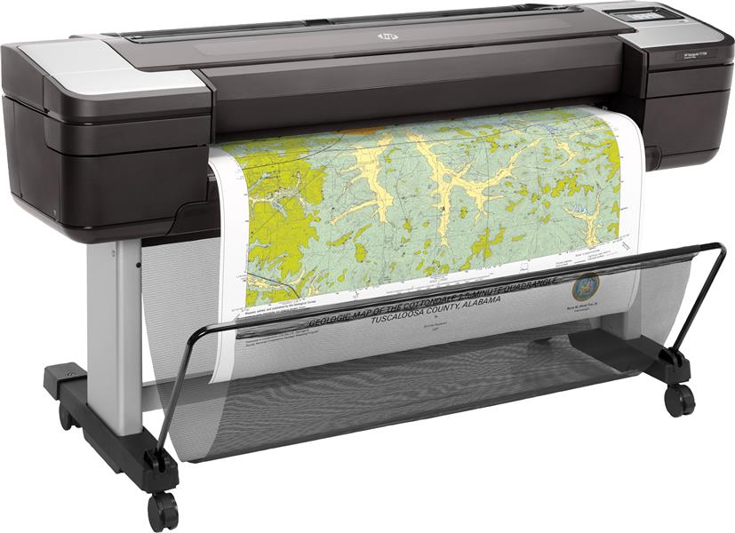 HP Designjet T1700 44-in PostScript grootformaat-printer Kleur 2400 x 1200 DPI Thermische inkjet 1118 x 1676