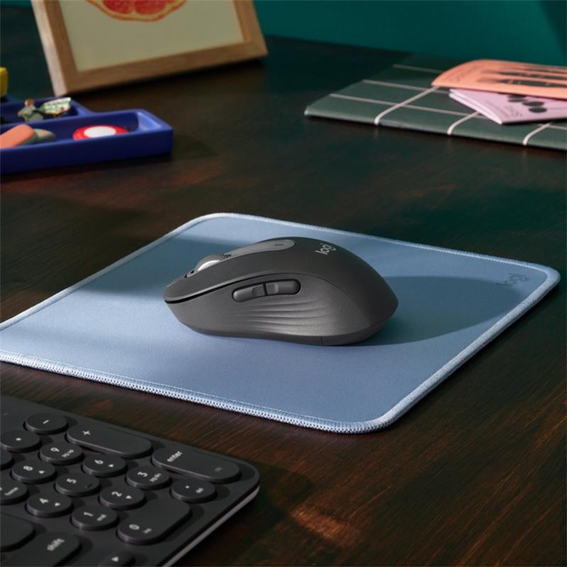 Logitech Signature M650 Draadloze Muis - Voor kleine tot middelgrote handen, 2 jaar batterijduur, stil klikken, aanpasbare zijknoppen, Bluetooth, comp