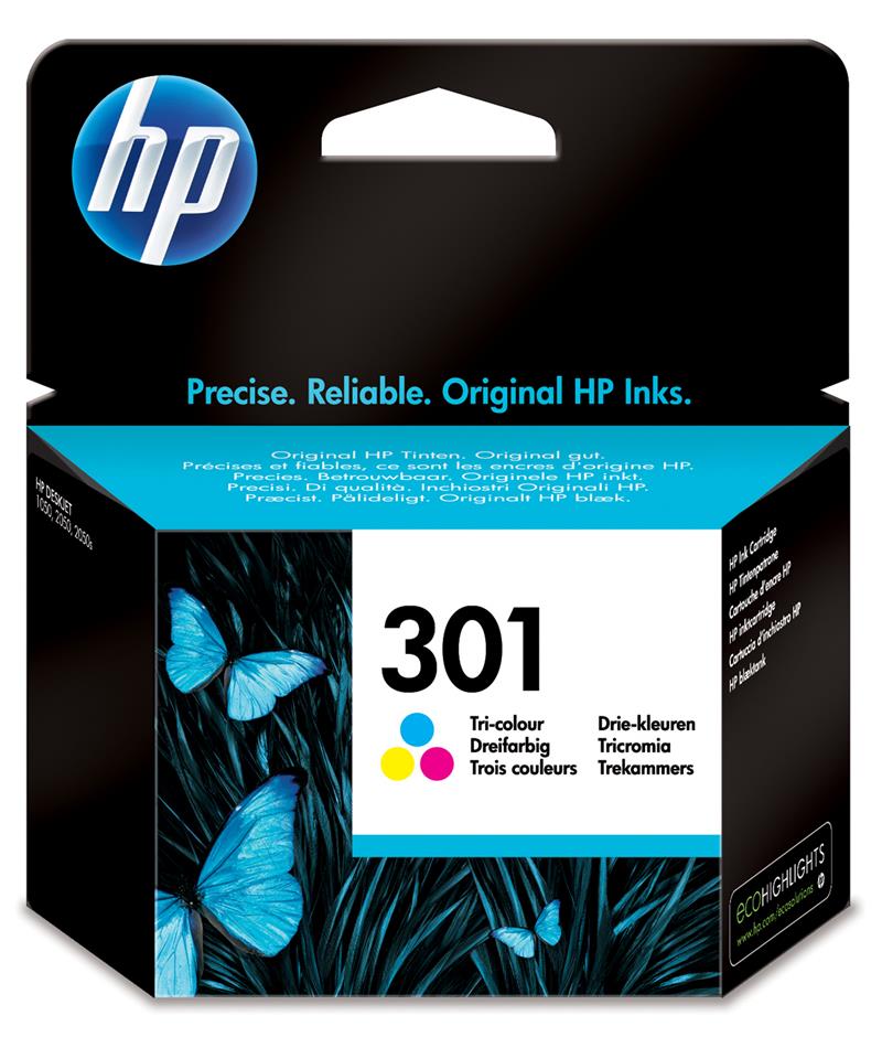 HP 301 Origineel Cyaan, Magenta, Geel 1 stuk(s)