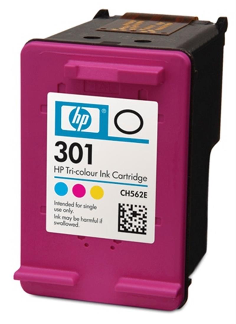 HP 301 Origineel Cyaan, Magenta, Geel 1 stuk(s)