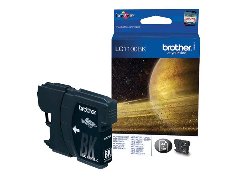 Brother LC-1100BK Black Ink Cartridge Origineel Zwart 1 stuk(s)