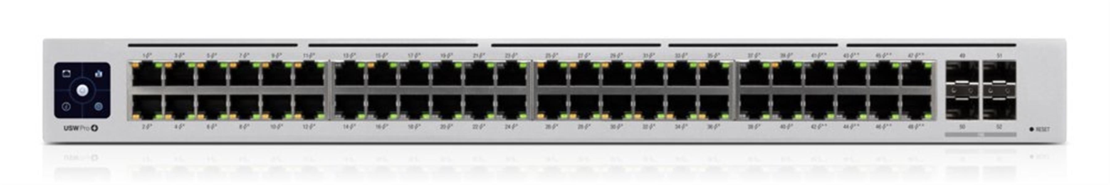 Ubiquiti Switch UniFi 48xRJ45 GBit/4xSFP+ Managed PoE+ 600W Gen2 19 Rack-Mountable, 1,3 Touchscreen