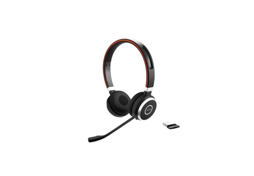 Jabra Evolve 65 Headset Bedraad en draadloos Hoofdband Oproepen/muziek USB Type-A Bluetooth Zwart