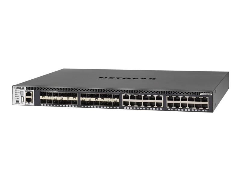 Netgear M4300-24X24F Managed L2/L3/L4 10G Ethernet (100/1000/10000) Zwart 1U