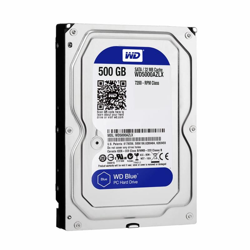 HARD DRIVE 500GB BLUE 7200RPM 32MB 3 5IN