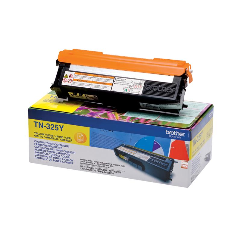 Brother TN-325Y tonercartridge Origineel Geel 1 stuk(s)