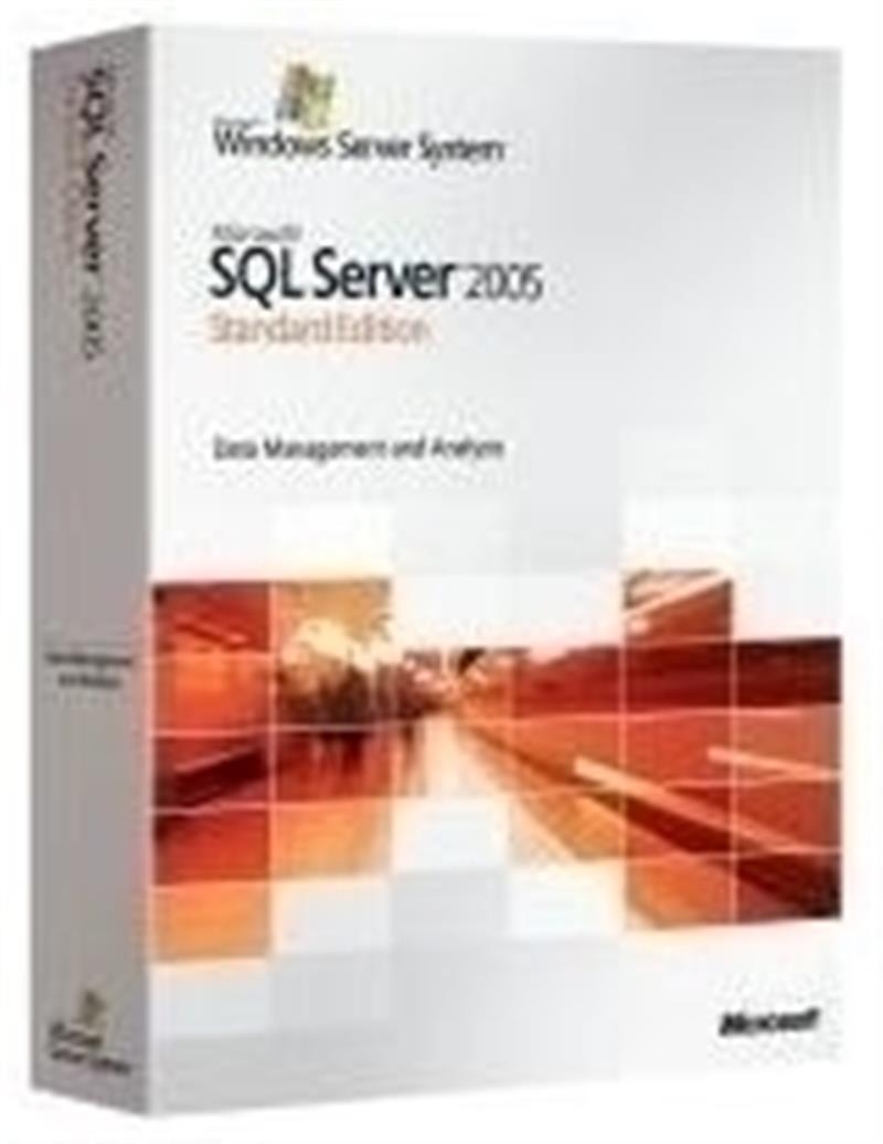 Microsoft SQL Server 2005 Standard Edition, Win32 English Lic/SA Pack OLV NL 1YR Acq Y3 Addtl Prod Engels