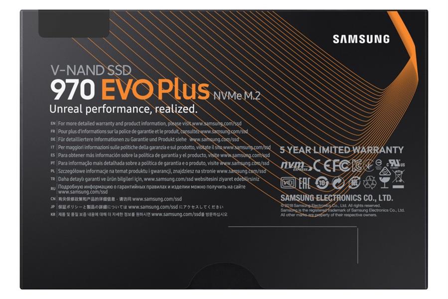 Samsung 970 EVO Plus M.2 500 GB PCI Express 3.0 V-NAND MLC NVMe