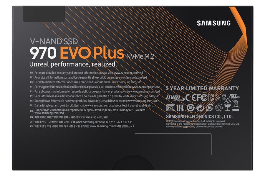 Samsung 970 EVO Plus M.2 250 GB PCI Express 3.0 V-NAND MLC NVMe