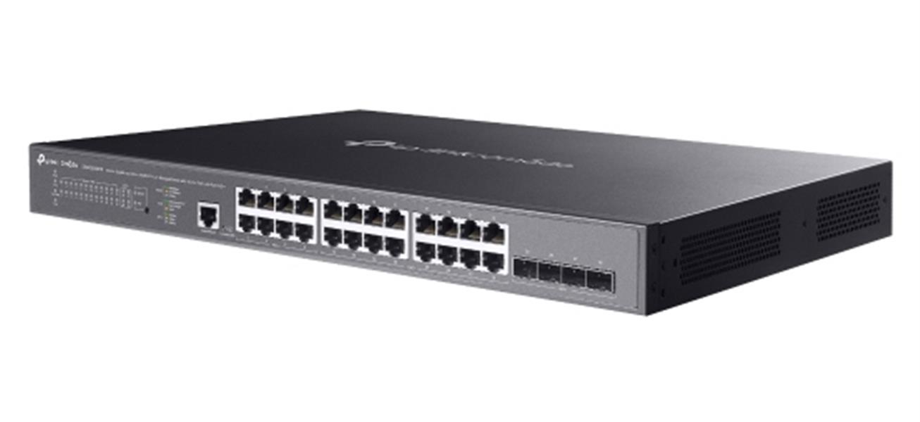 TP-Link Omada SG3428XMPP netwerk-switch Managed L2+ Gigabit Ethernet (10/100/1000) Power over Ethernet (PoE) 1U Zwart