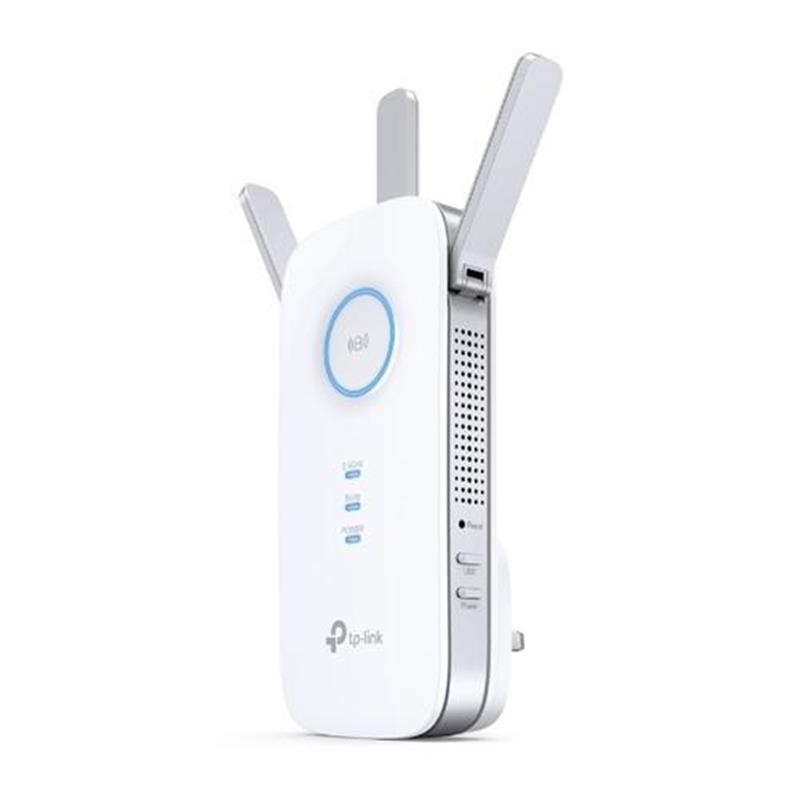 TP-LINK RE450 netwerkextender Netwerkzender Wit 10, 100, 1000 Mbit/s