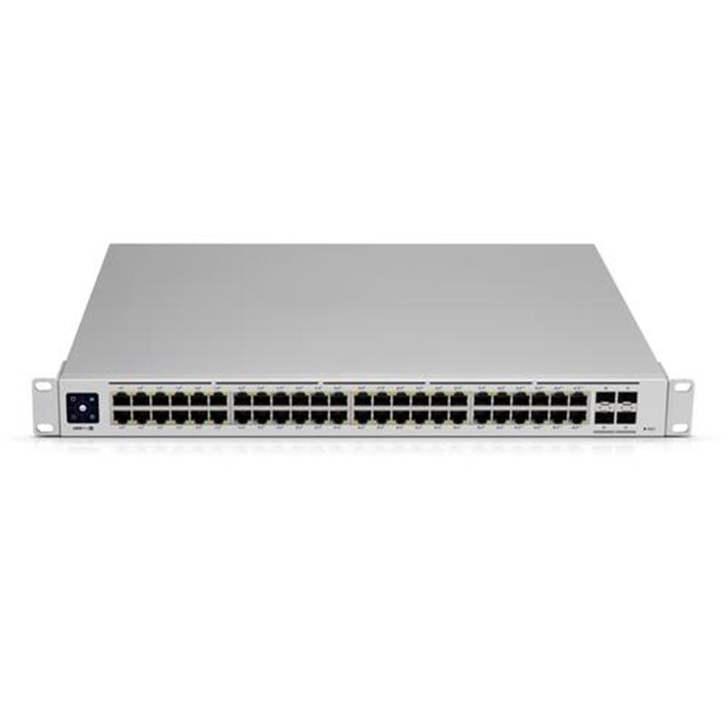 Ubiquiti Switch UniFi 48xRJ45 GBit/4xSFP+ Managed PoE+ 600W Gen2 19 Rack-Mountable, 1,3 Touchscreen