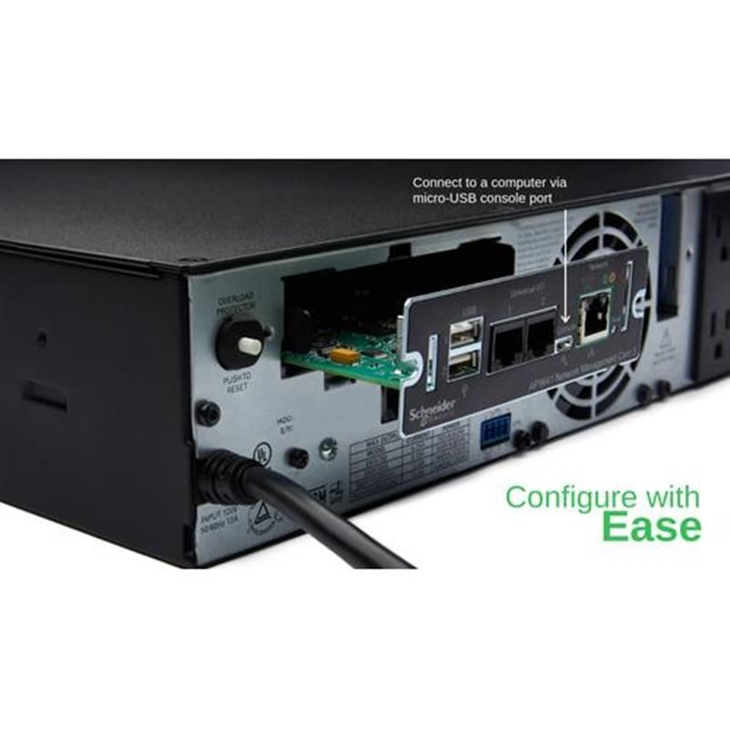 APC AP9641 Smart-UPS Netwerk Management Card met omgevings bewaking (gen3)