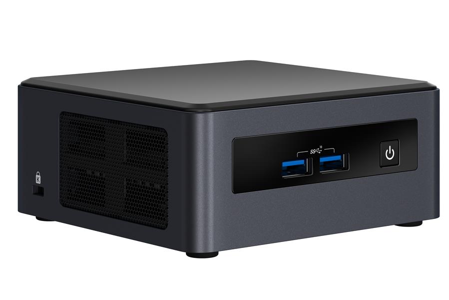 Intel NUC BKNUC8I3PNH PC/workstation barebone 0,69L maat pc Zwart BGA 1528 i3-8145U 2,1 GHz