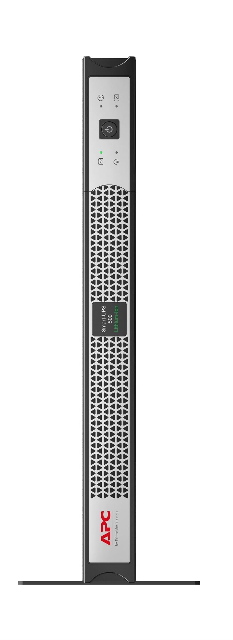 APC Smart-UPS Li-ion SCL500RMI1UC Noodstroomvoeding - 4x C13, short depth, Rack Mountable, 1U, SmartConnect, 500VA