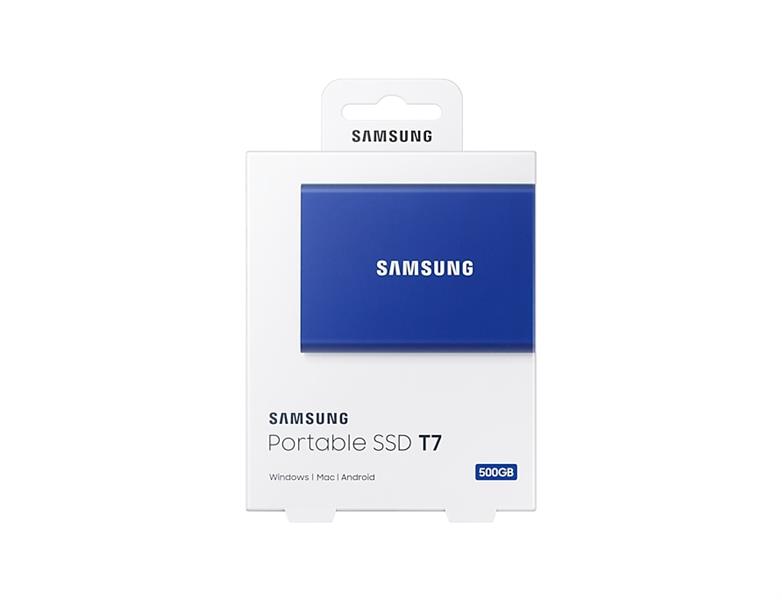 Samsung Portable SSD T7 500 GB Blauw