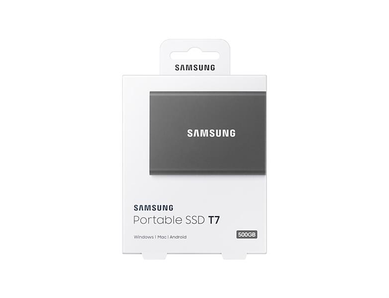 Samsung Portable SSD T7 500 GB Grijs