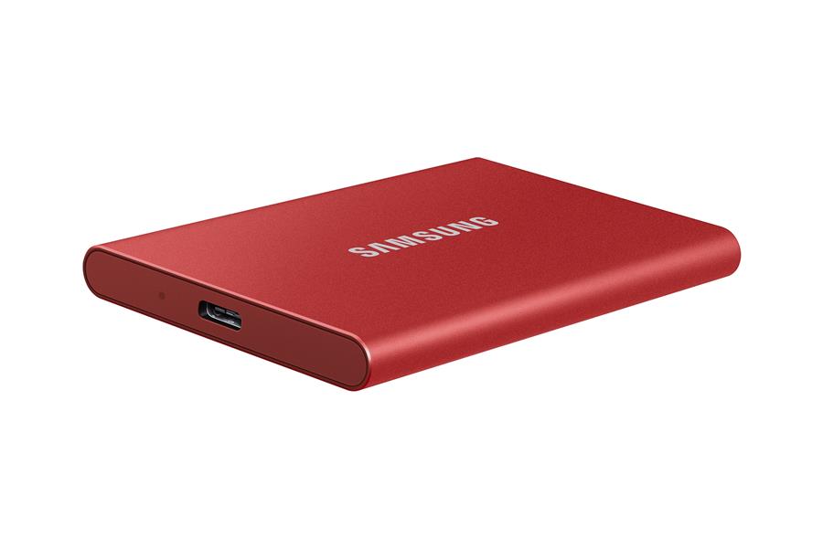 Samsung Portable SSD T7 500 GB Rood