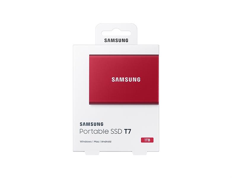 Samsung Portable SSD T7 1 TB Rood