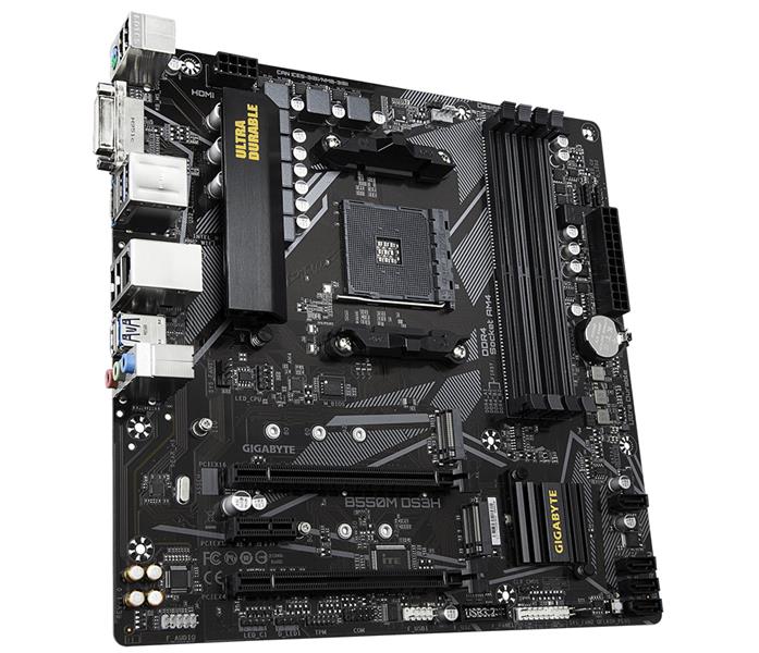 Gigabyte B550M DS3H Socket AM4 Micro ATX AMD B550