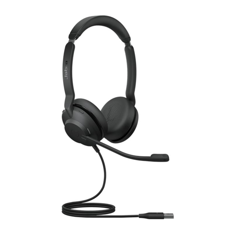 Jabra Evolve2 30 Headset Bedraad Hoofdband Kantoor/callcenter USB Type-C Zwart