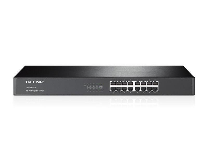 TP-LINK TL-SG1016 Managed L2 Gigabit Ethernet (10/100/1000) Zwart