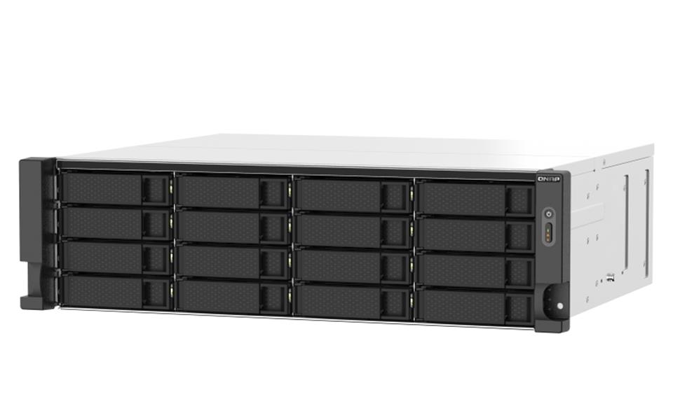 QNAP TS-1673AU-RP-16G data-opslag-server NAS Rack (3U) Ethernet LAN Zwart, Grijs V1500B