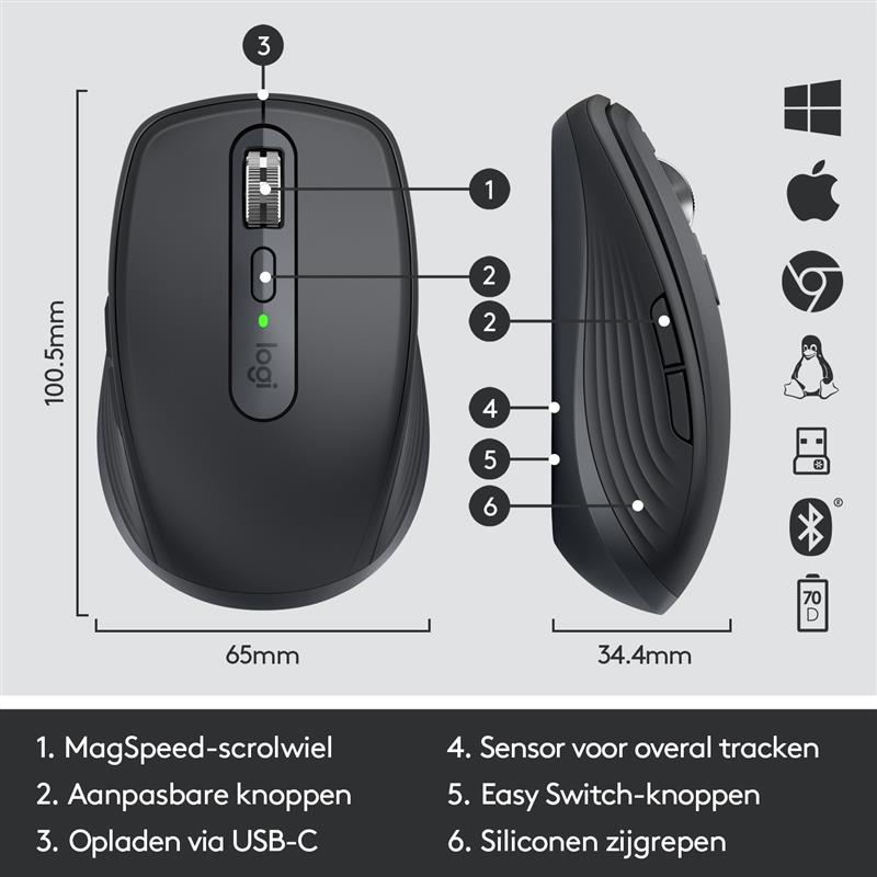 Logitech MX Anywhere 3 Compact Performance