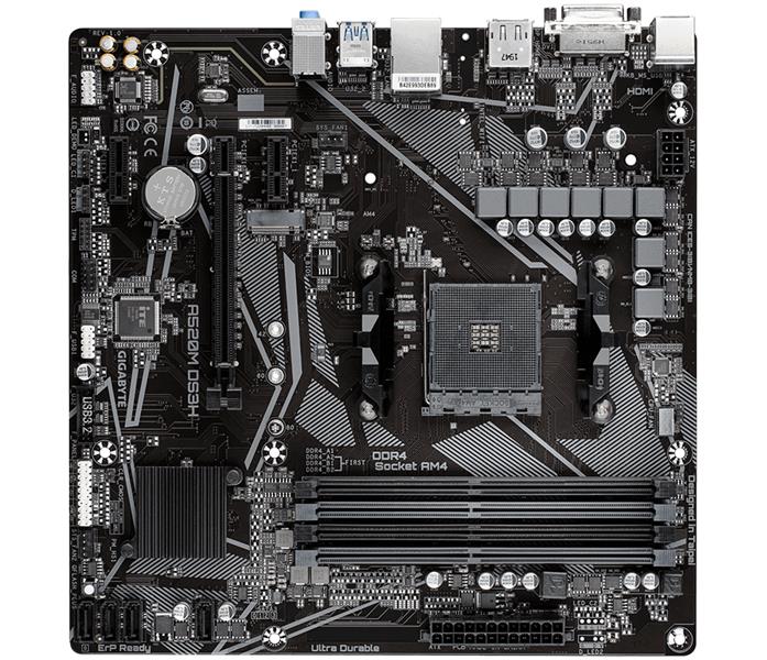 Gigabyte A520M DS3H moederbord Socket AM4 micro ATX