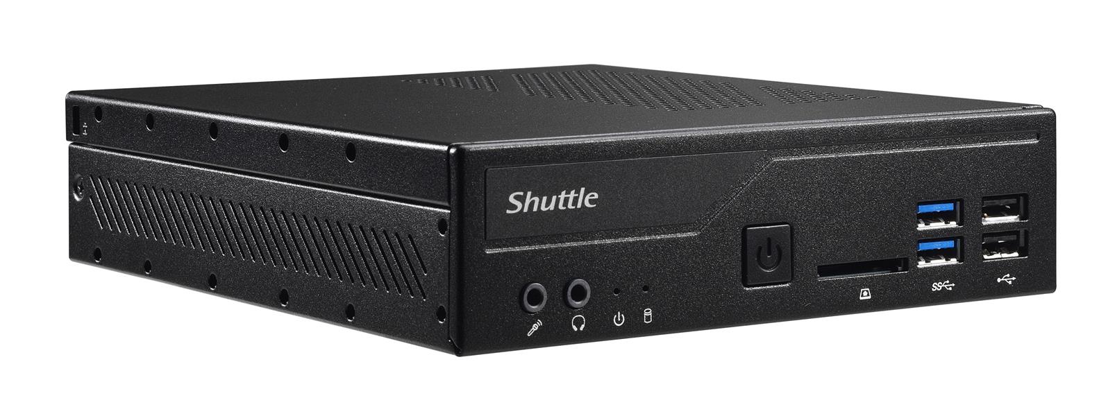 Shuttle XP? slim DH410 1,35L maat pc Zwart Intel H410 LGA 1200 (Socket H5)