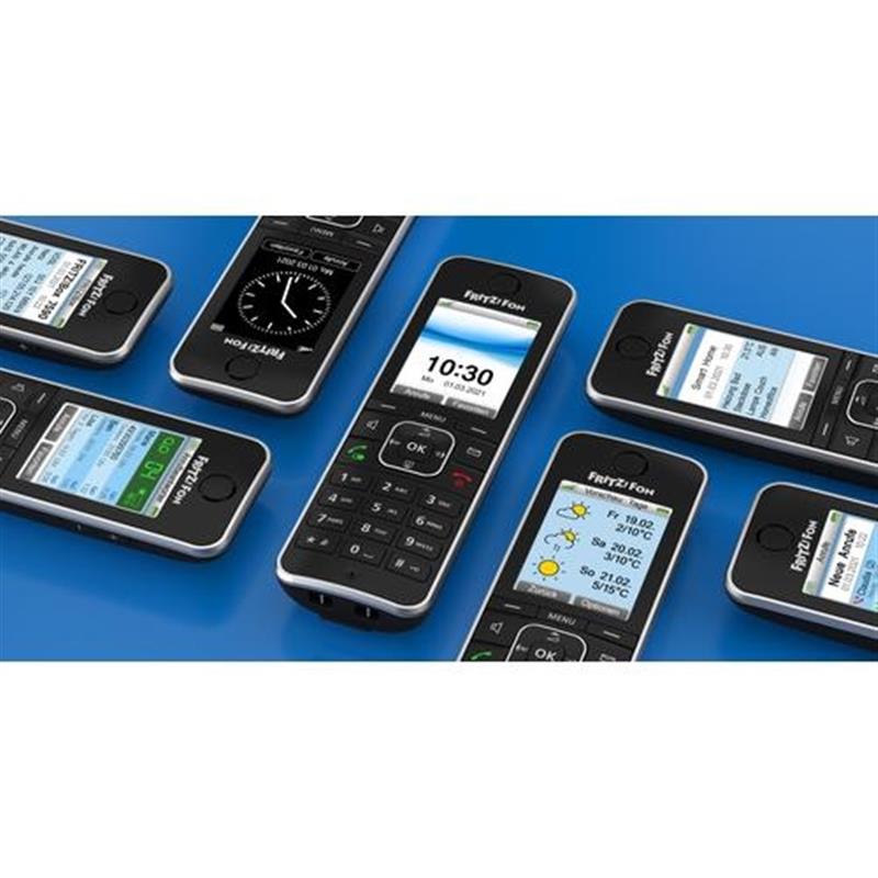 AVM 20002964 FRITZ!Fon C6 Black DECT-telefoon Nummerherkenning Zwart