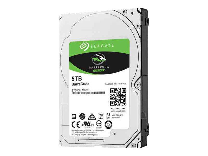 Seagate Barracuda ST5000LM000 interne harde schijf 2.5"" 5000 GB SATA III