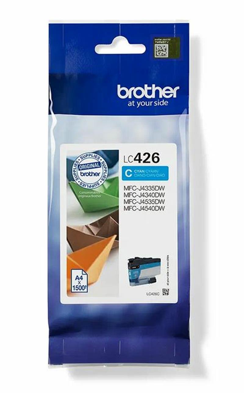 Brother LC-426C inktcartridge 1 stuk(s) Origineel Hoog (XL) rendement Cyaan