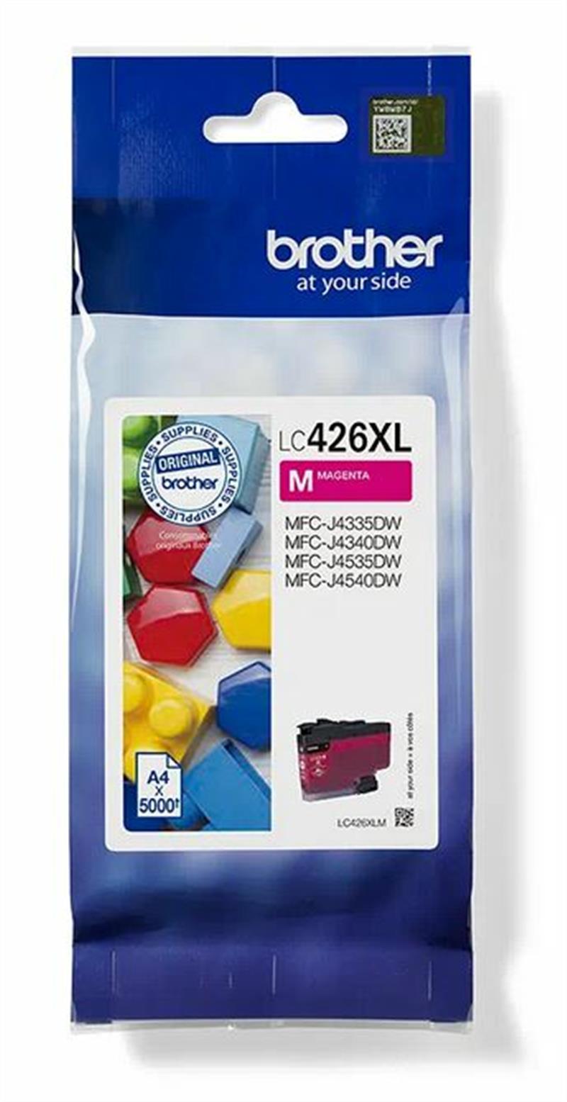 Brother LC-426XLM inktcartridge 1 stuk(s) Origineel Extra (Super) hoog rendement Magenta