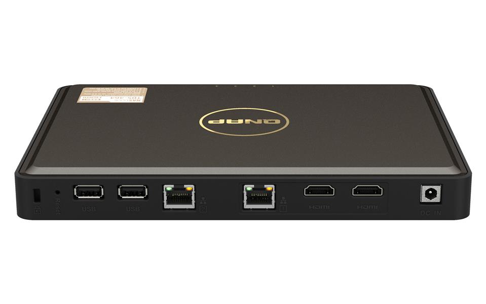 QNAP TBS-464 NAS Desktop Ethernet LAN Zwart N5105