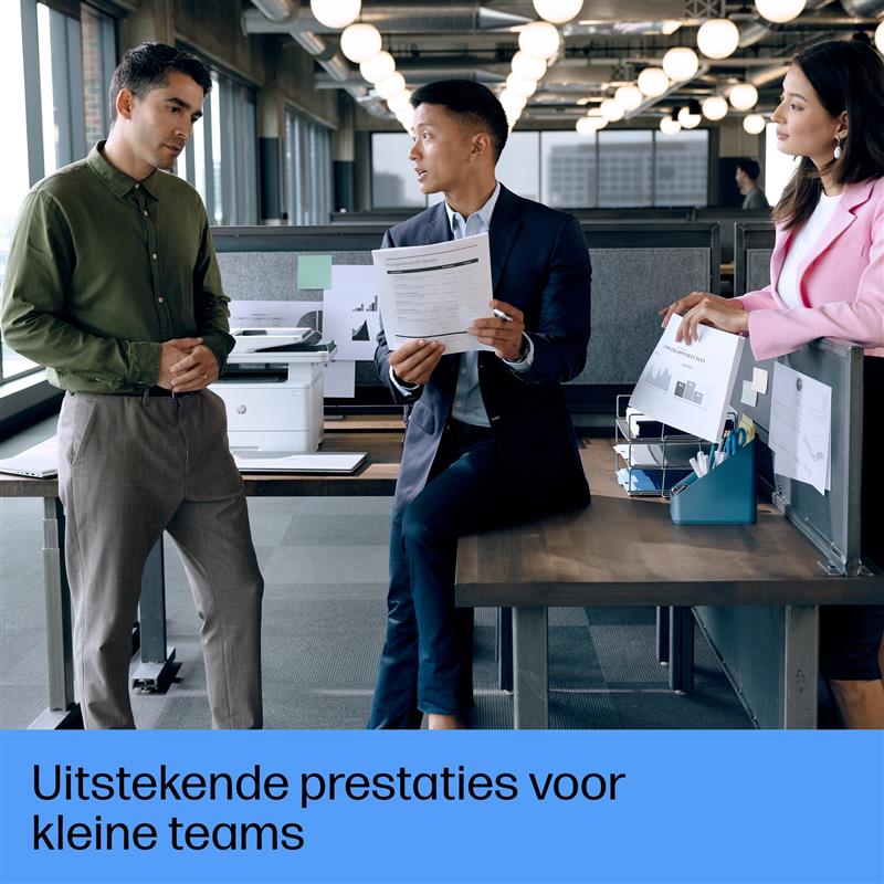 HP LaserJet Pro MFP 4102fdn printer, Zwart-wit, Printer voor Kleine en middelgrote ondernemingen, Printen, kopiëren, scannen, faxen, Geschikt voor Ins