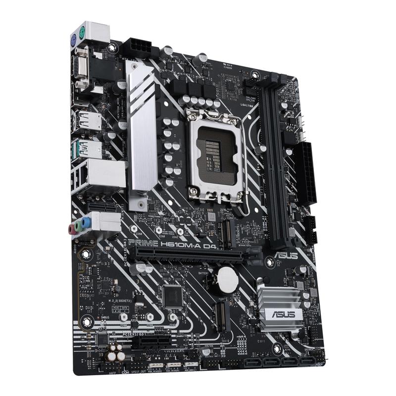 ASUS PRIME H610M-A D4 Intel H610 LGA 1700 micro ATX