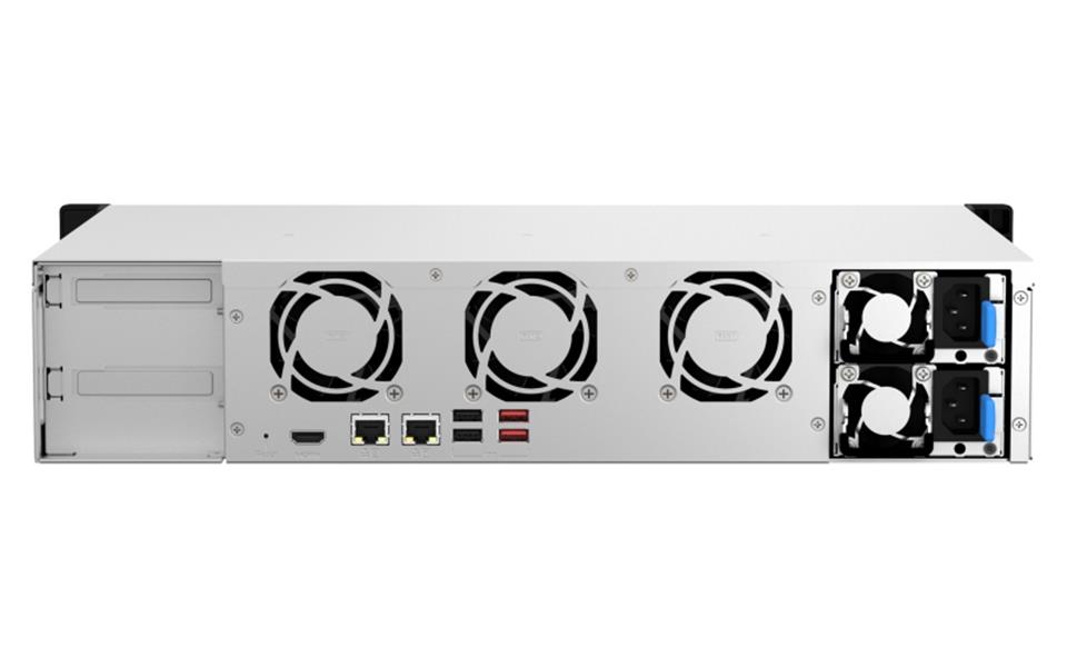 QNAP TS-864EU-RP-8G data-opslag-server NAS Rack (2U) Ethernet LAN Zwart