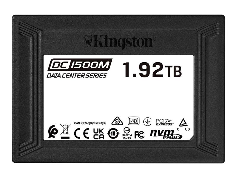 Kingston 1920G DC1500M U 2 Enterprise NVMe SSD