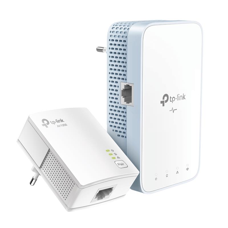 TP-Link TL-WPA1000 KIT PowerLine-netwerkadapter 1000 Mbit/s Ethernet LAN Wifi Wit