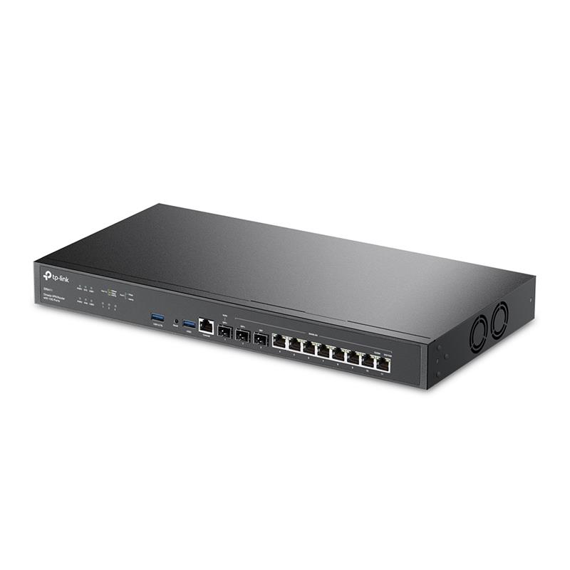 TP-Link ER8411 bedrade router Gigabit Ethernet Zwart