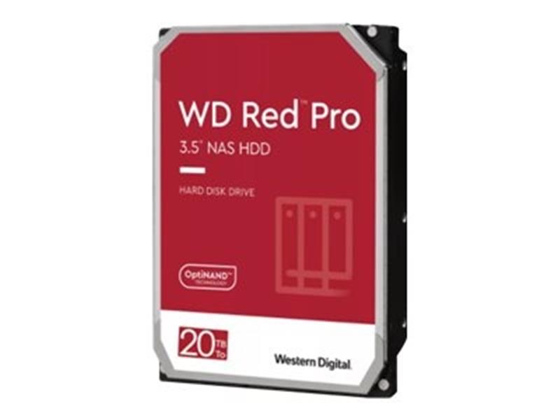 Western Digital RED Pro HDD 20TB 3 5 7200 RPM Serial ATA III 512MB HDD CMR