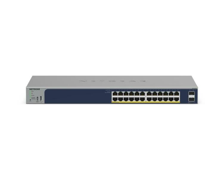 NETGEAR GS724TPv3 Managed L2 Gigabit Ethernet (10/100/1000) Power over Ethernet (PoE) Grijs