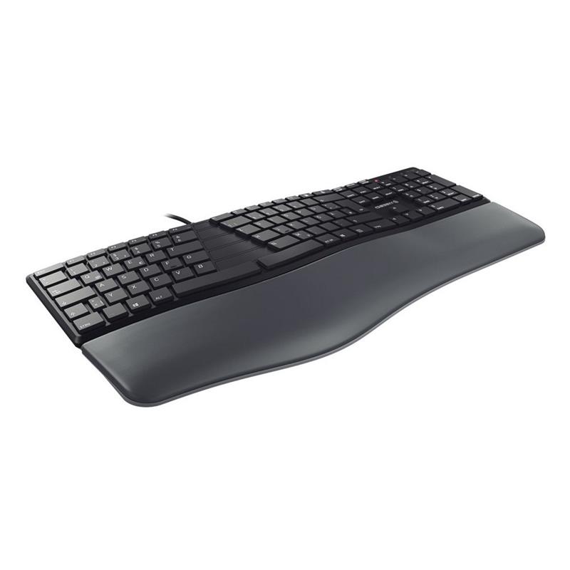 CHERRY KC 4500 ERGO toetsenbord USB QWERTY Amerikaans Engels Zwart