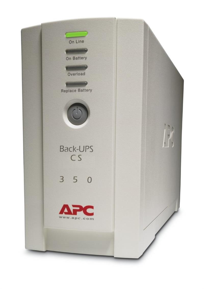 APC Back-UPS 350VA noodstroomvoeding 4x C13 uitgang, USB