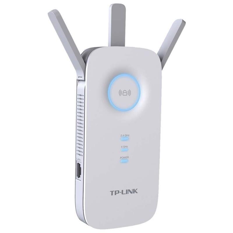 TP-LINK RE450 netwerkextender Netwerkzender Wit 10, 100, 1000 Mbit/s