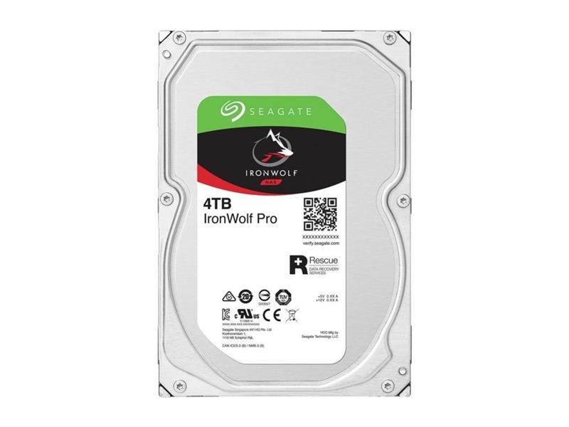 Seagate IronWolf Pro ST4000NE001 interne harde schijf 3.5"" 4 TB SATA III