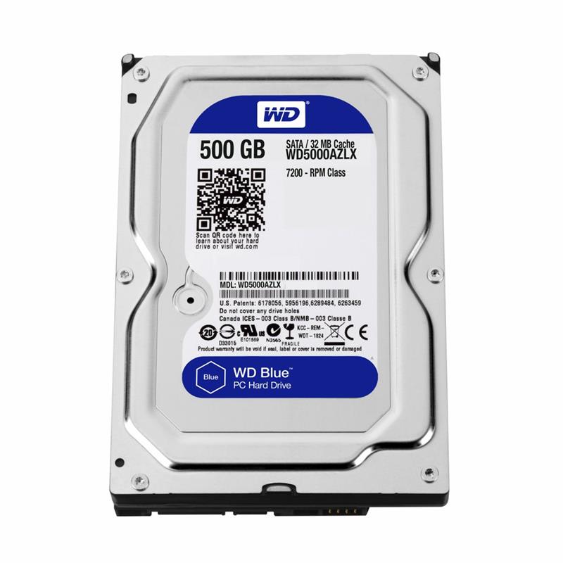 HARD DRIVE 500GB BLUE 7200RPM 32MB 3 5IN